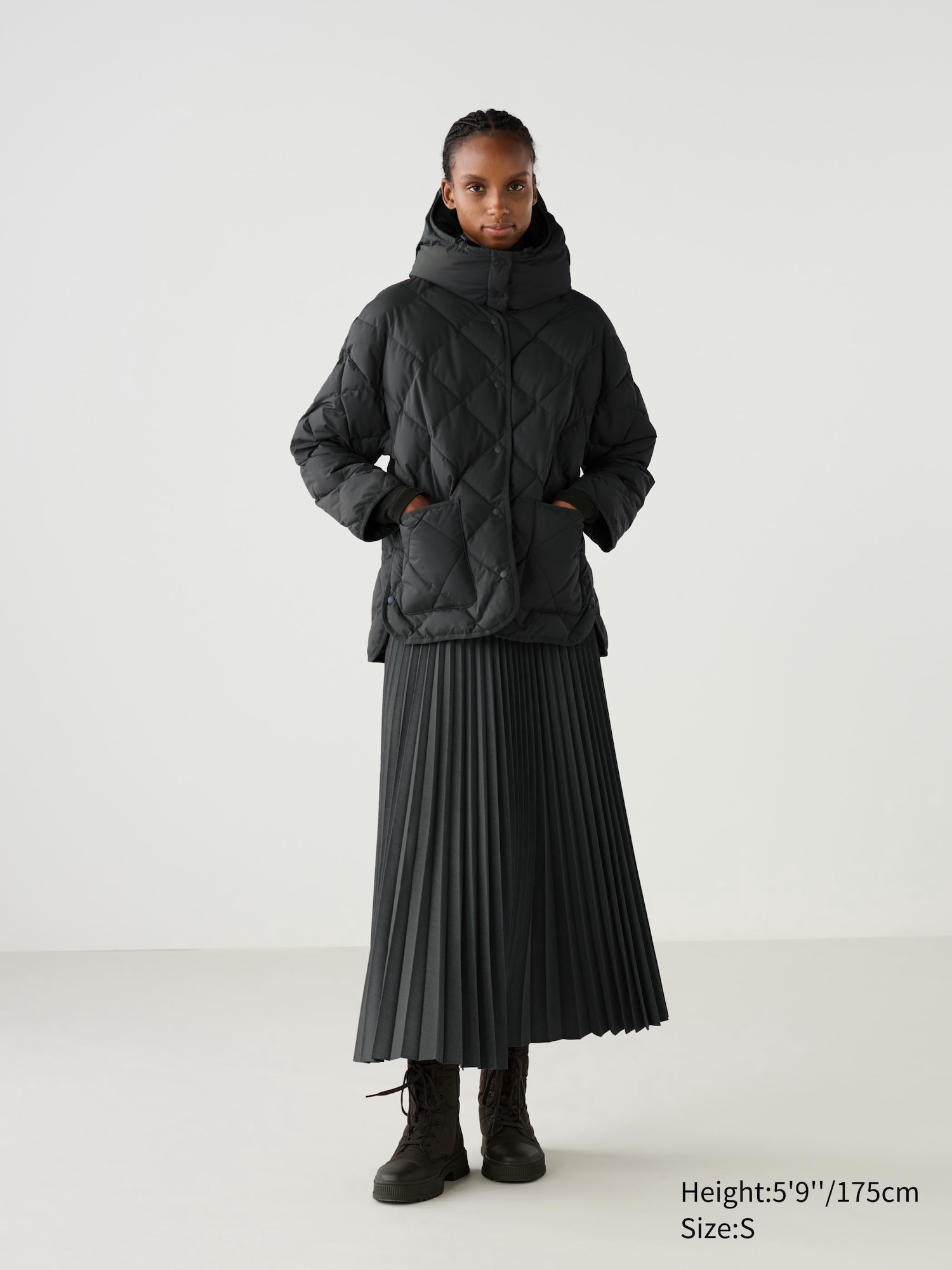 Pleated midi skirt uniqlo best sale