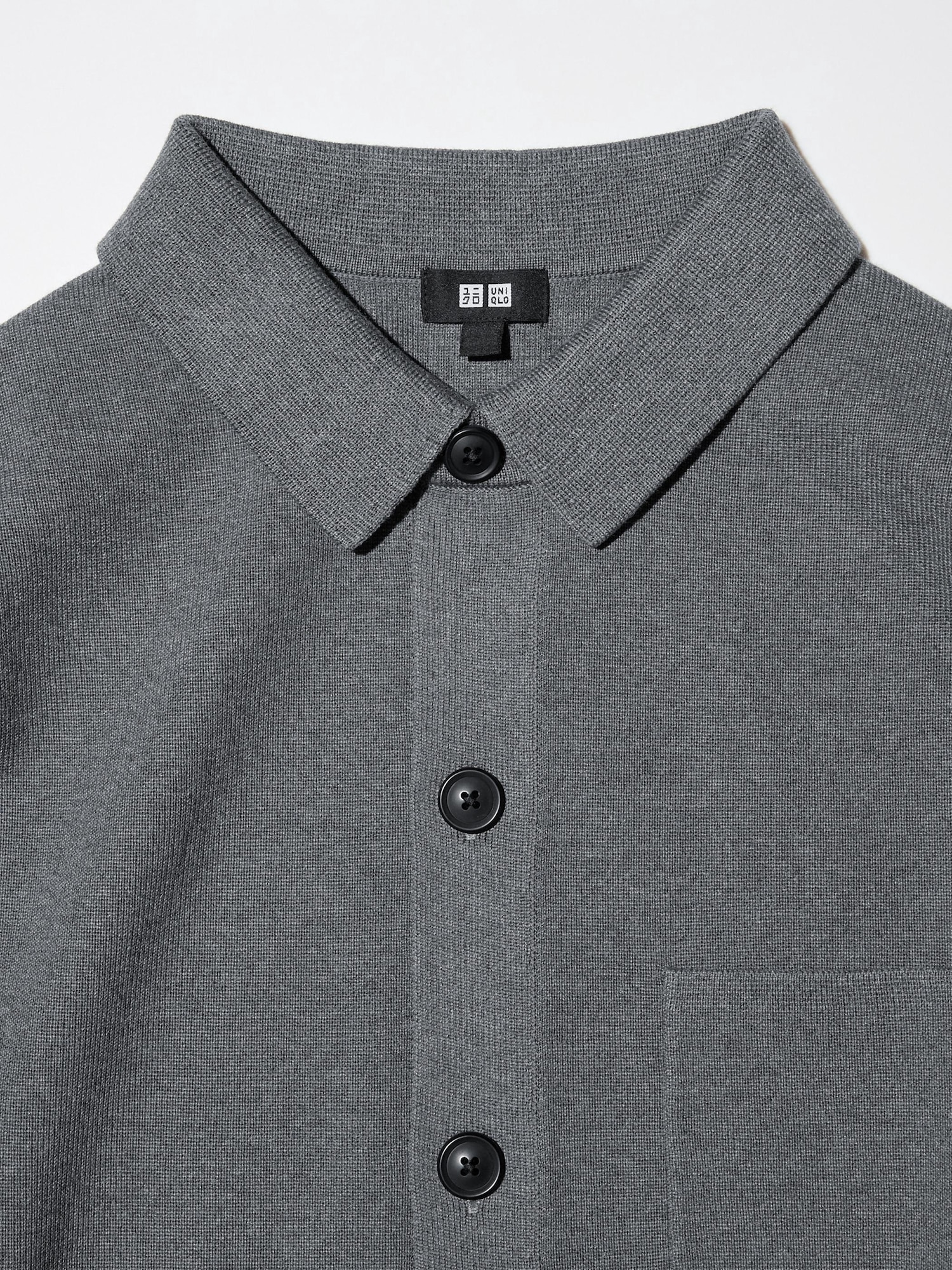 Men's Milano Ribbed Shirt Collar Cardigan | UNIQLO UK Men's Milano Ribbed Shirt Collar Cardigan | UNIQLO UK