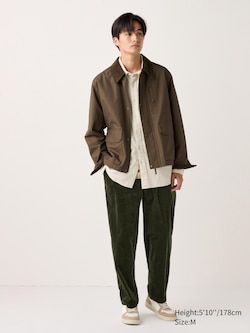 Corduroy Easy Ankle Trousers