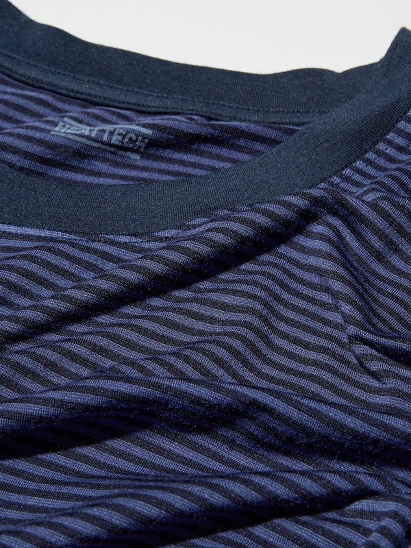 HEATTECH Crew Neck T-Shirt (Stripe)