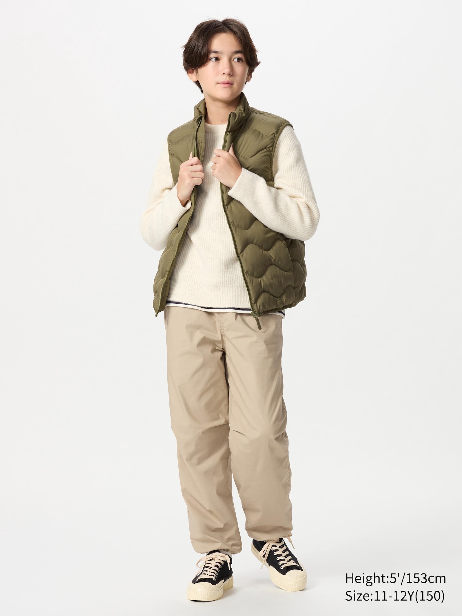 Uniqlo fleece lined trousers cheap