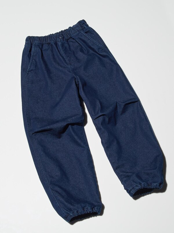Warm Lined Trousers (Denim)