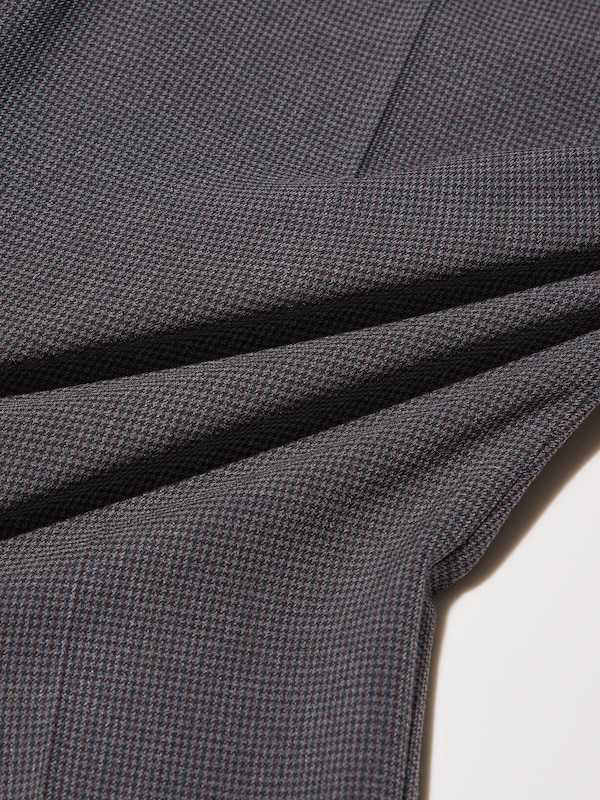 Smart Ankle Trousers (Check, Longer)
