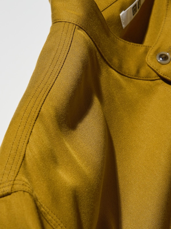 Band Collar Relaxed Shirt