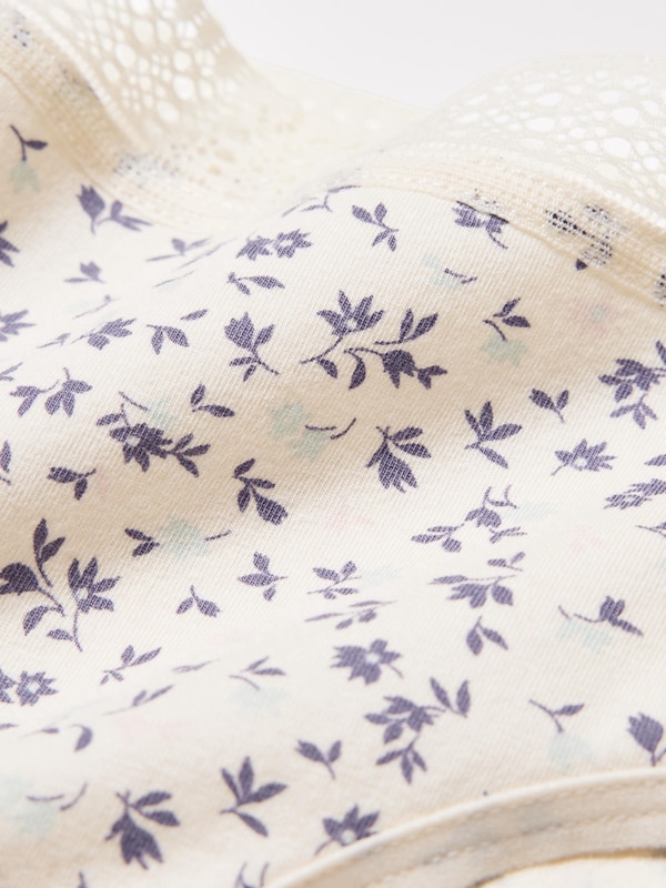 Briefs (Mid Rise, Flowers)