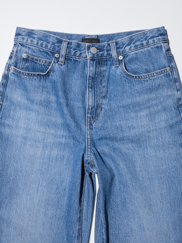 Wide Straight Jeans (Shorter)