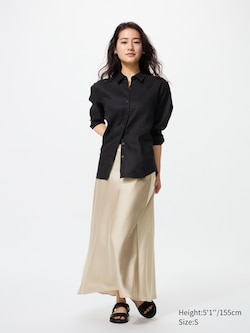 Satin Skirt (Shorter)