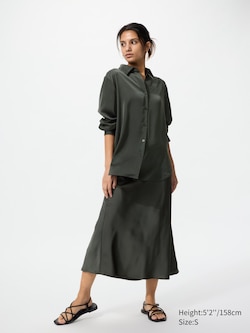 Satin Skirt (Shorter)