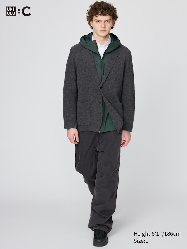 Wide Parachute Trousers (Denim)