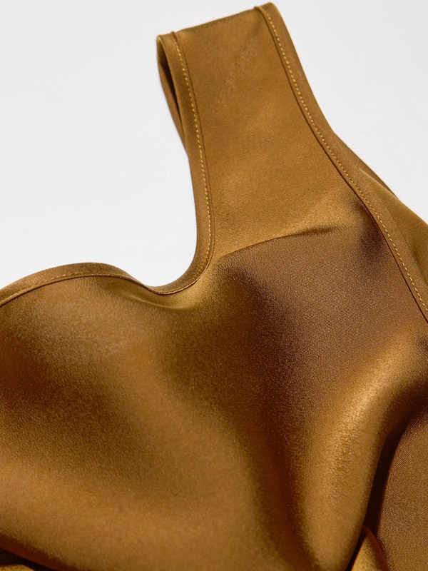 Satin Blouse (Sleeveless)