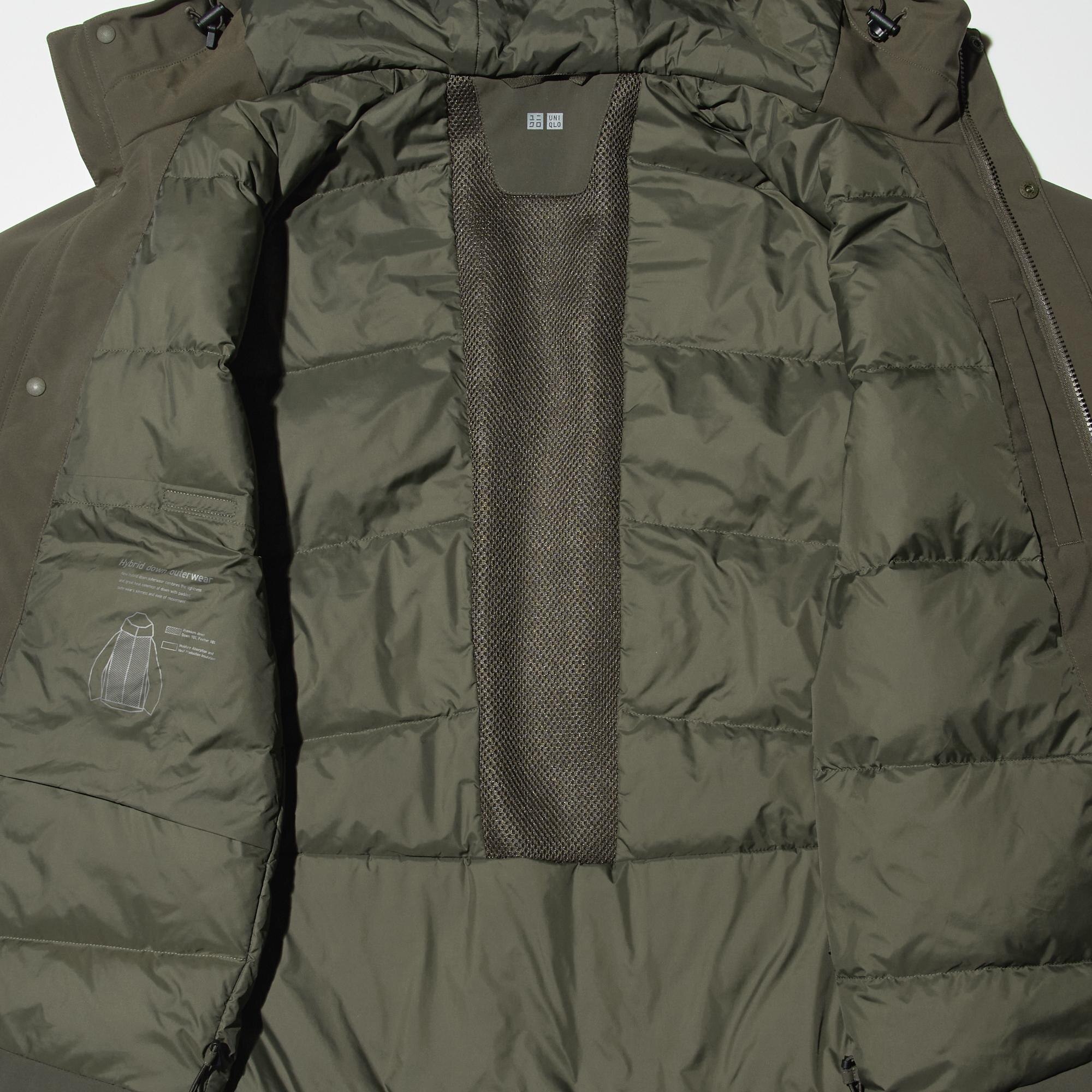 BRIEFING MEN’S HYBRID DOWN PARKA Men's Hybrid Down Parka | UNIQLO UK