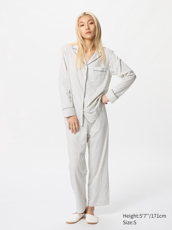 AIRism Cotton Pyjamas (Printed)