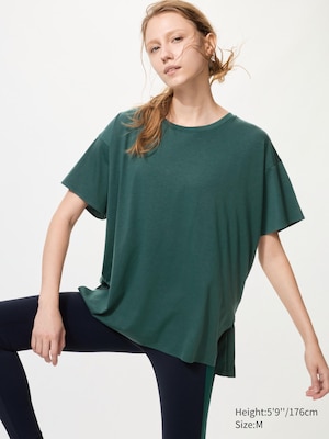 AIRism Relaxed Crew Neck T-Shirt