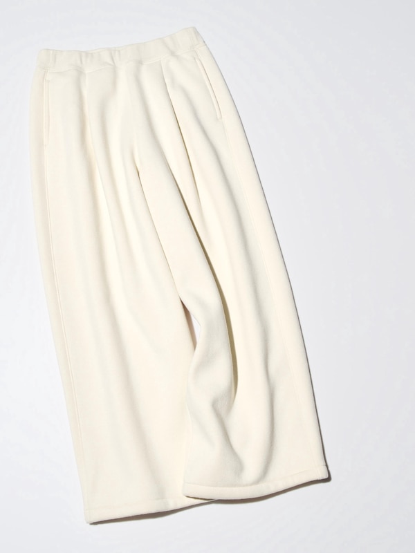 Girls Pile Lined Wide Sweat Trousers