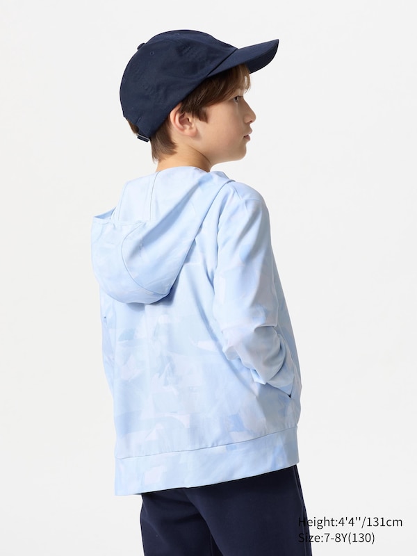 AIRism UV Protection Full-Zip Hoodie (Printed)