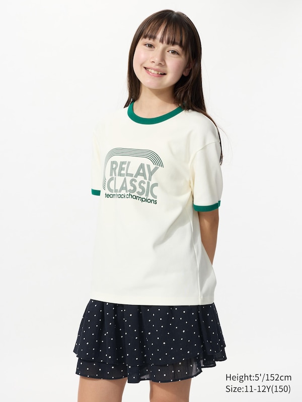 Kids' Tiered Mini Skort (Dots) UNIQLO UK