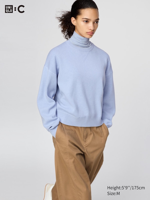 Smooth Cotton Crew Neck Jumper