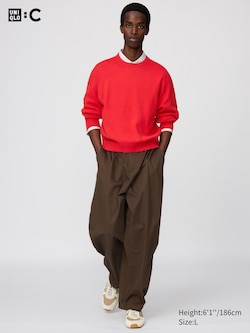 Smooth Cotton Crew Neck Jumper