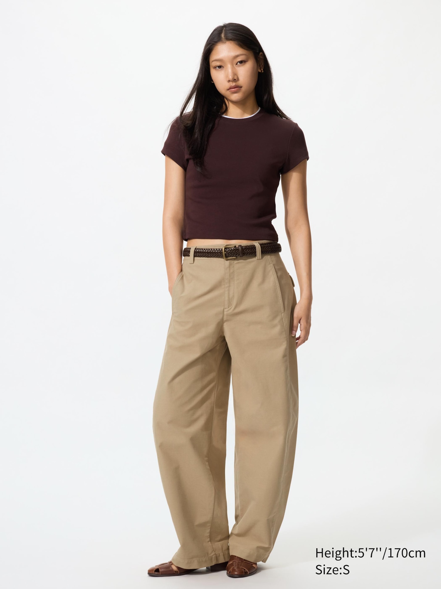 Jersey Barrel Leg Trousers