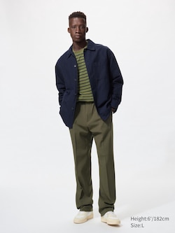 Pleated Wide Trousers (Longer)