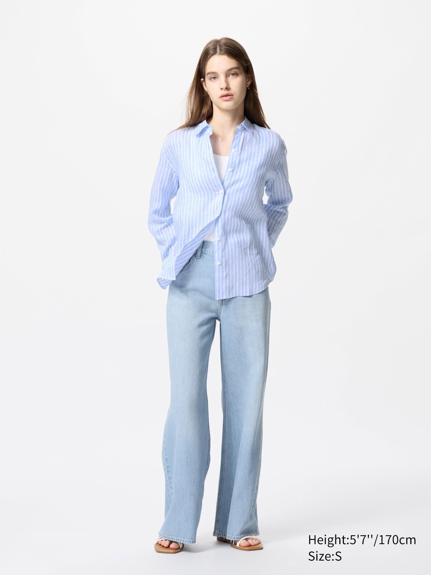 100% Premium Linen Shirt (Striped)