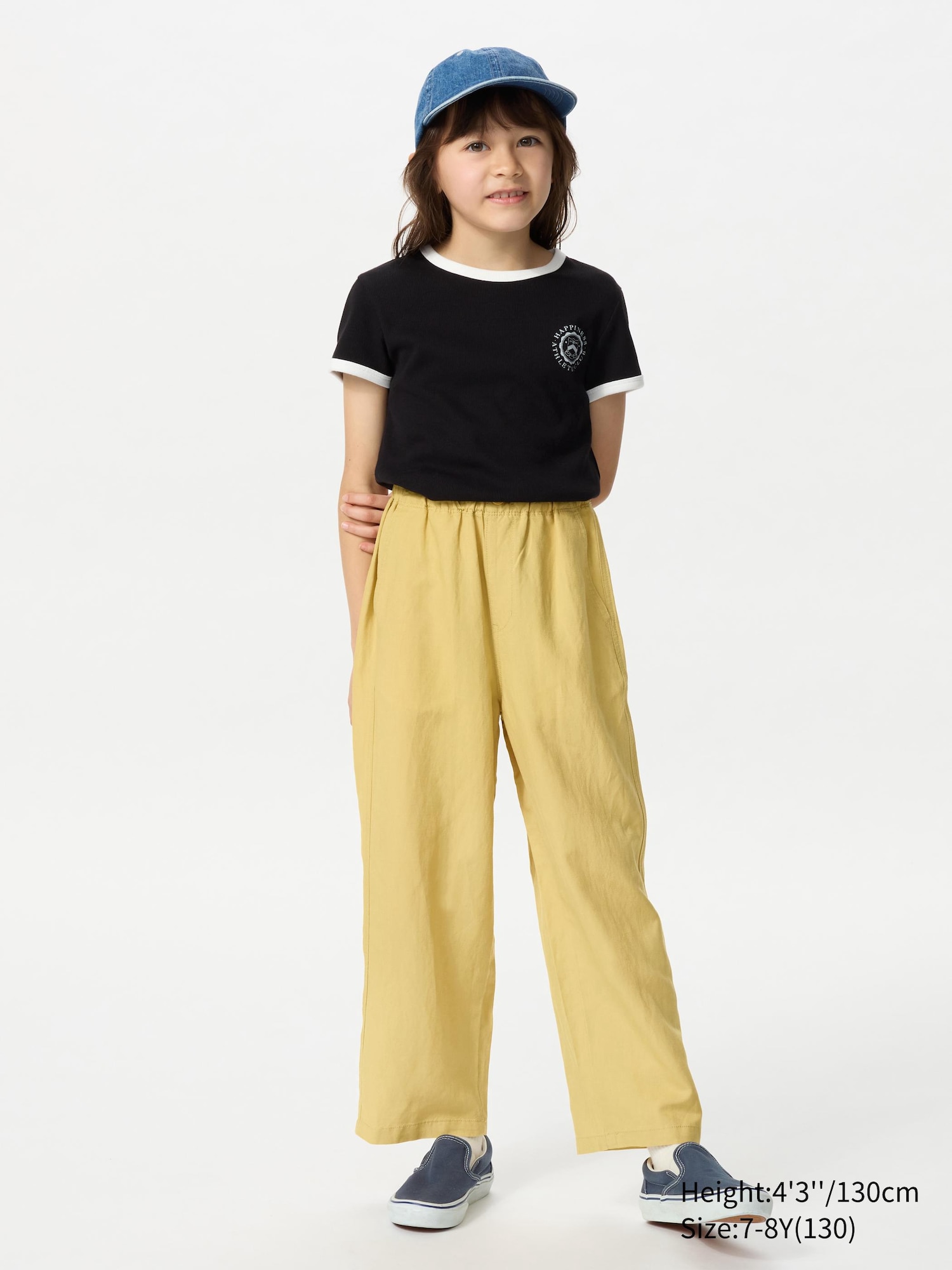 Linen Blend Wide Trousers