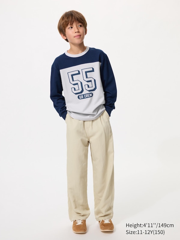 Linen Blend Wide Trousers