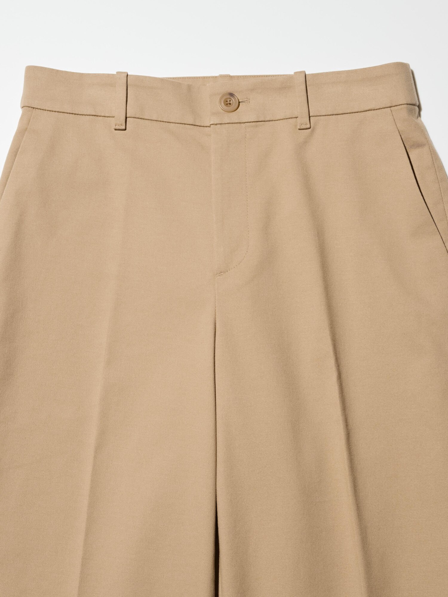 ゆにQ Women's Wide Chino Trousers (Longer) | UNIQLO UK