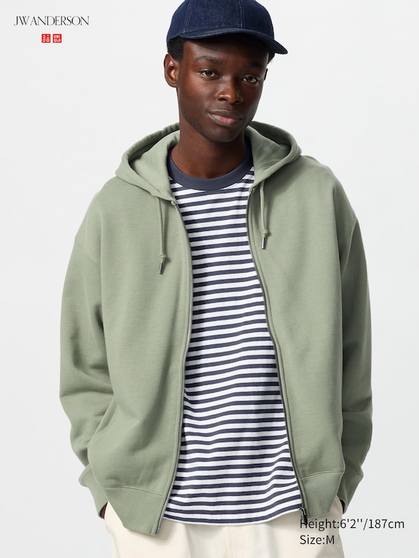 Sweat Oversized Full-Zip Hoodie