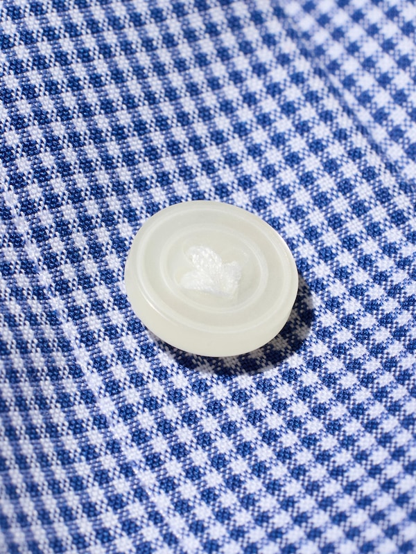 Fine Cloth Easy Care Regular Fit Shirt (Semi-Cutaway Collar, Check)