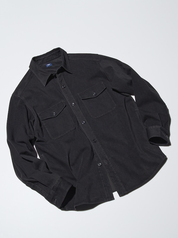 Denim Jersey Overshirt