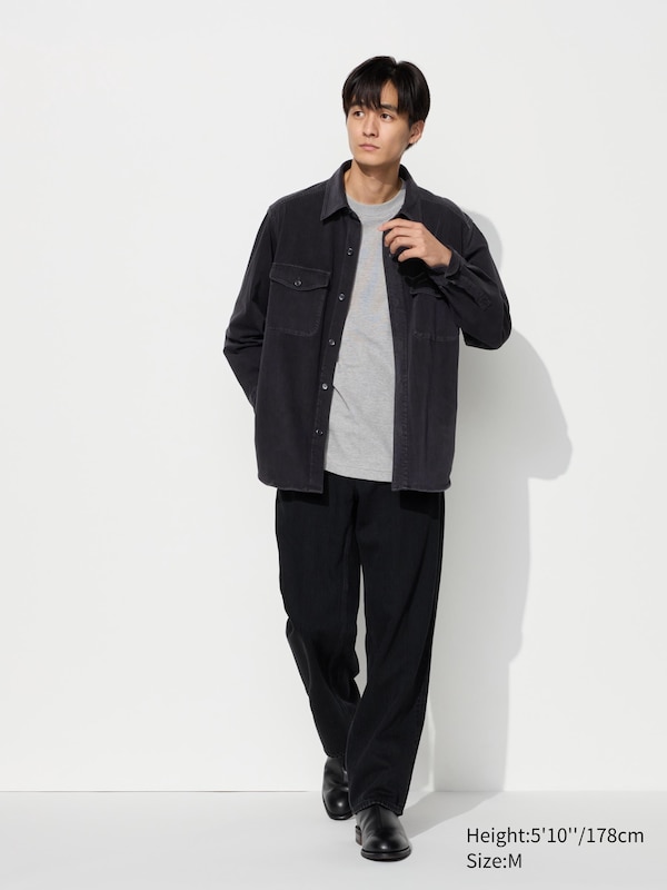 Denim Jersey Overshirt