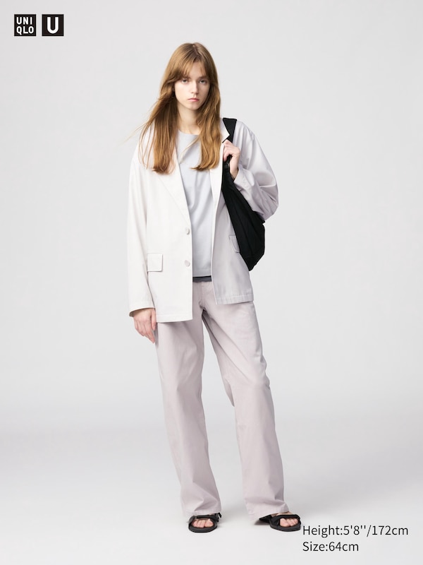 Cotton Wide Trousers