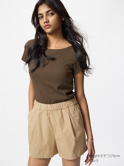 AIRism Cotton Low Back Bra T-Shirt