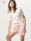Drapey Easy Shorts (Leaves)