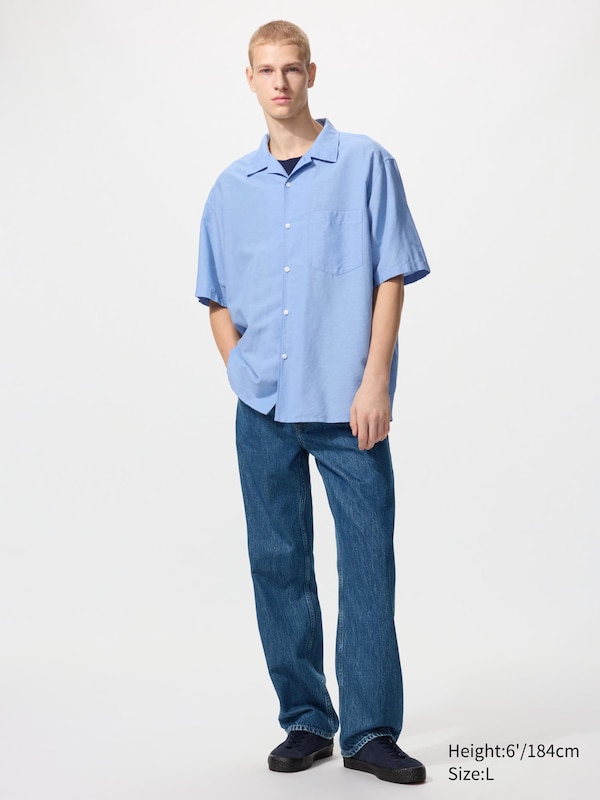 Cotton Linen Shirt (Short Sleeve)