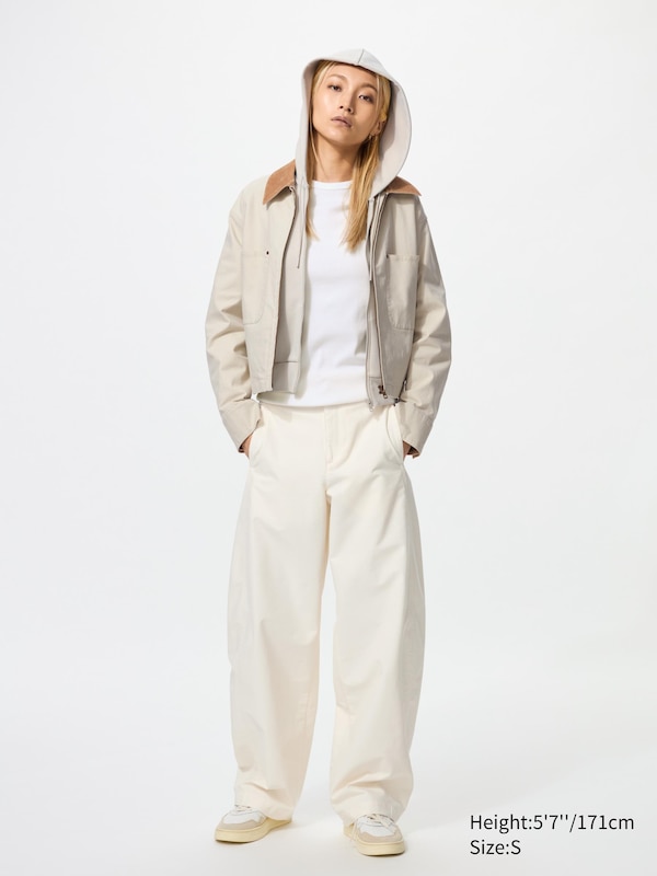 Jersey Barrel Leg Trousers (Longer)