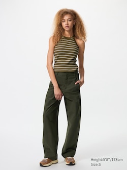 Jersey Barrel Leg Trousers (Longer)