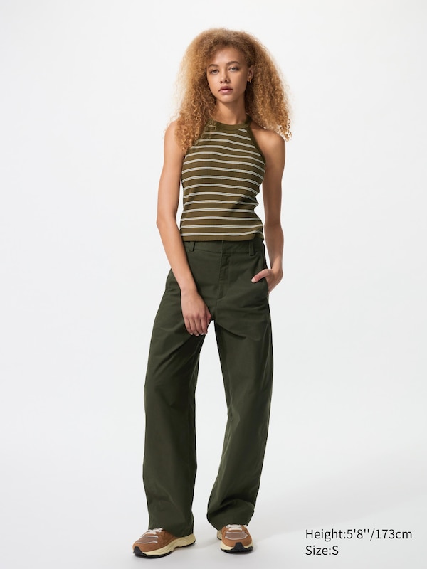 Jersey Barrel Leg Trousers (Longer)