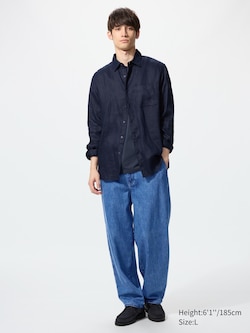 Wide Tapered Jeans (Longer)