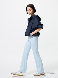 AIRism Soft Ribbed Flare Leggings (Shorter)