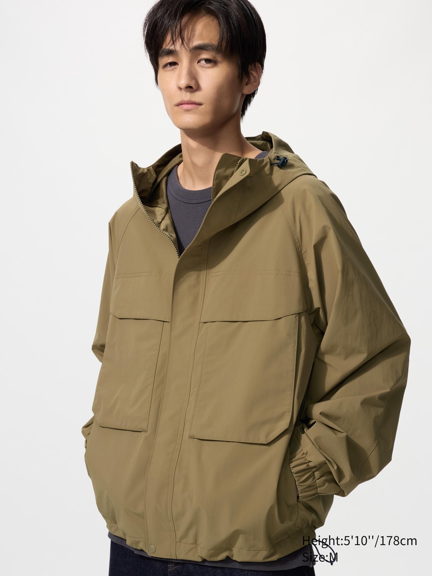 Men's Windproof Stand Collar Blouson | UNIQLO UK