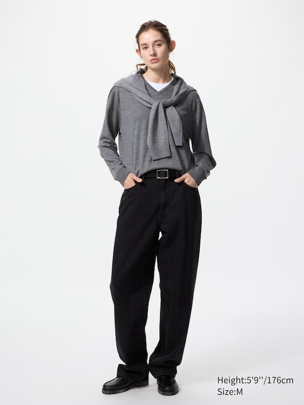 100% Merino V Neck Jumper