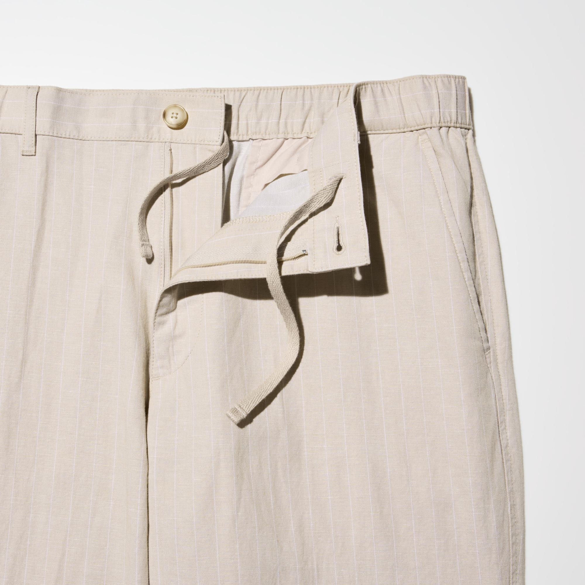 Leni | Men’s Linen Relaxed Fit Drawstring Trousers