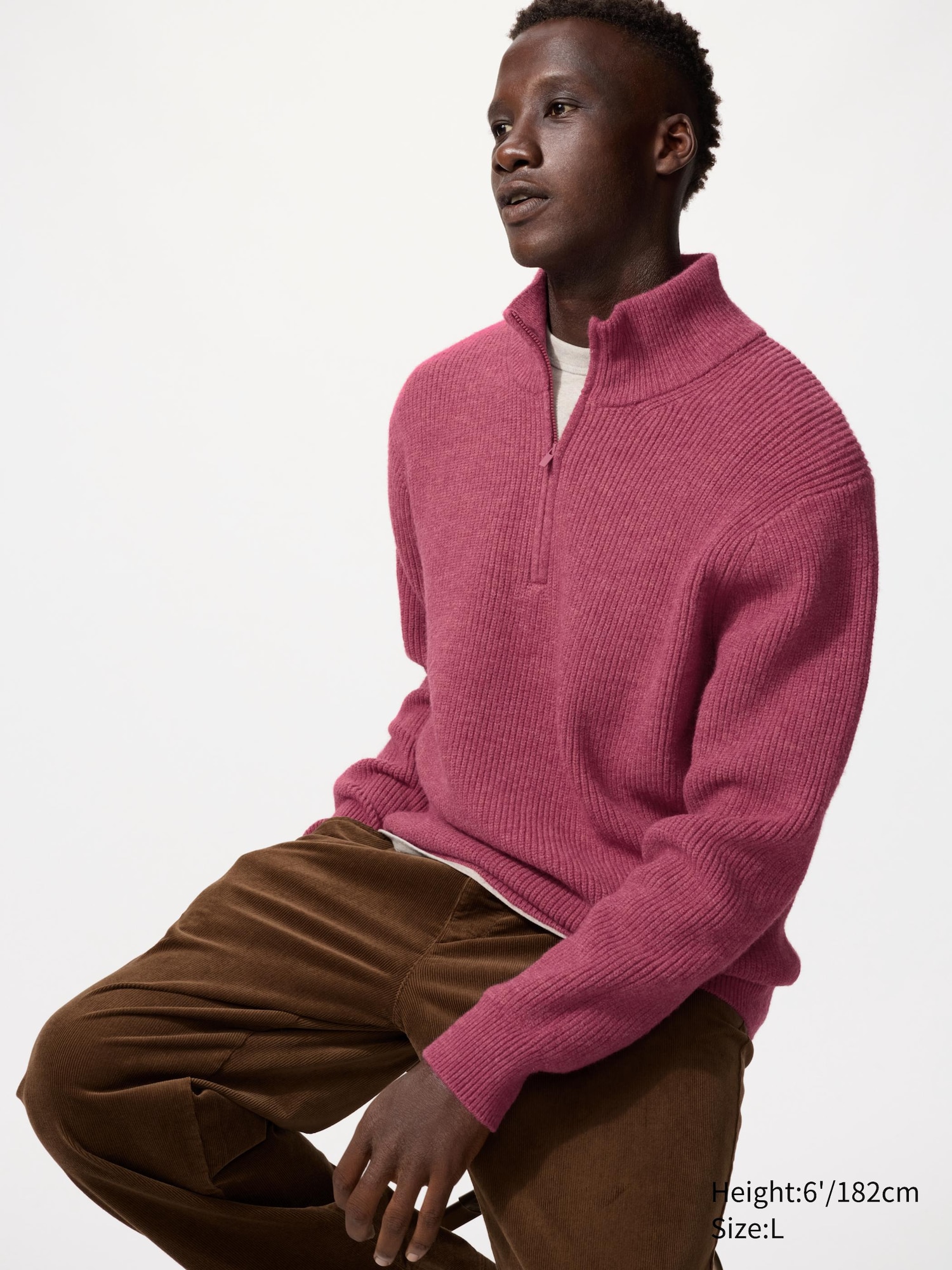 Soufflé Yarn Half-Zip Jumper