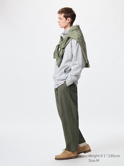 Linen Blend Easy Trousers