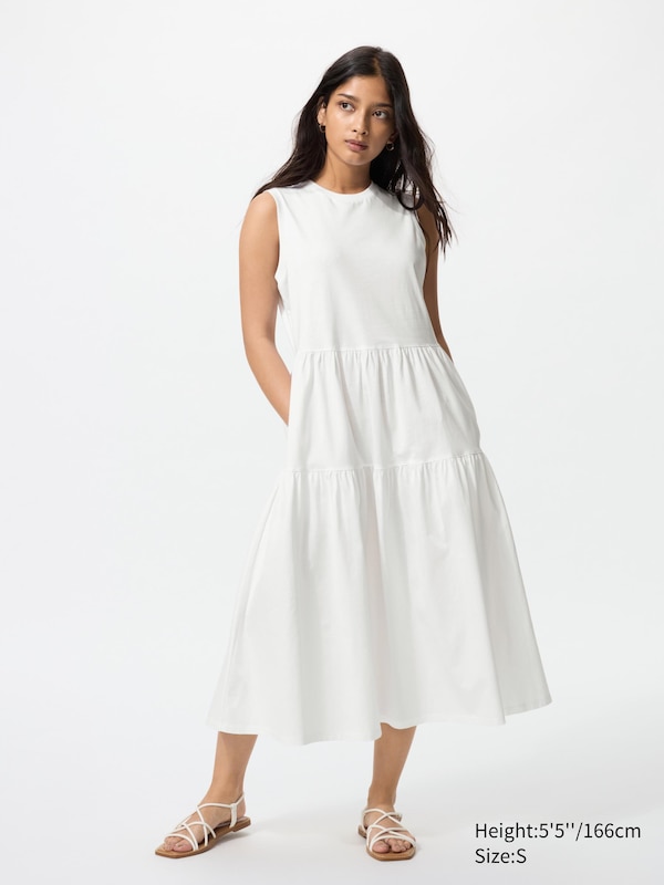 Mercerised Cotton Dress (Sleeveless)