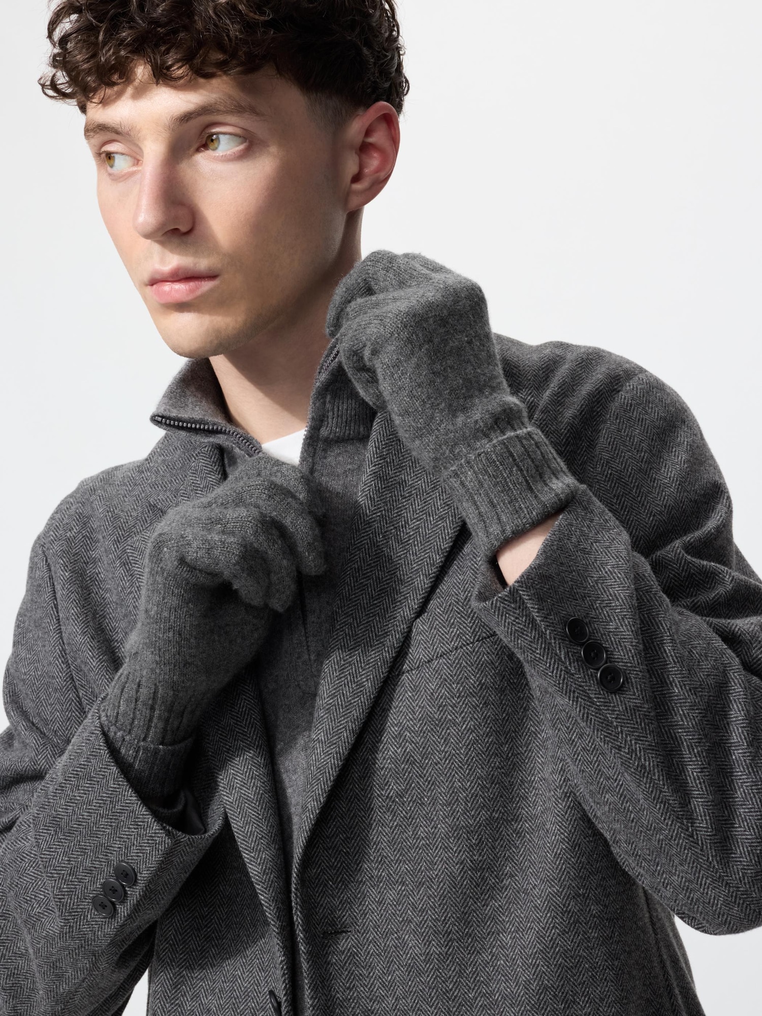 100% Cashmere Knit Gloves