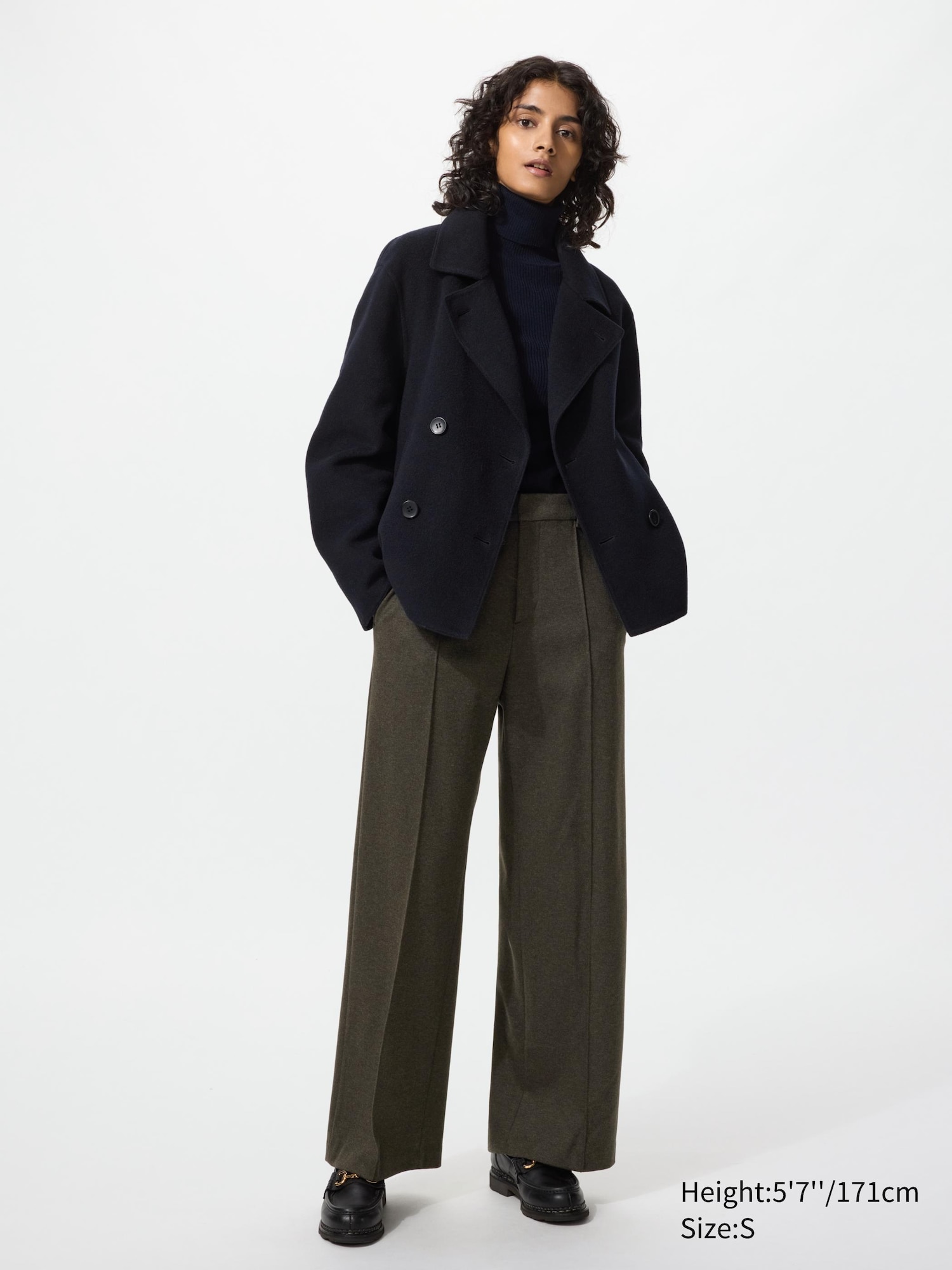 Brushed Jersey Wide Trousers