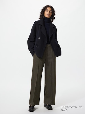 Brushed Jersey Wide Trousers